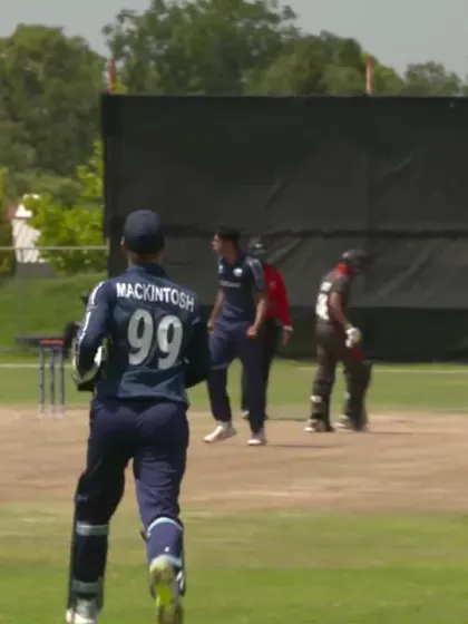 ICC U19 CWC: UAE v SCO – Mackintosh composes himself well to take a skier