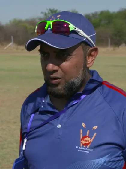 ICC Men's World T20 Africa Region Qualifier C – interview with St Helena coach Mo Mather before game against Malawi