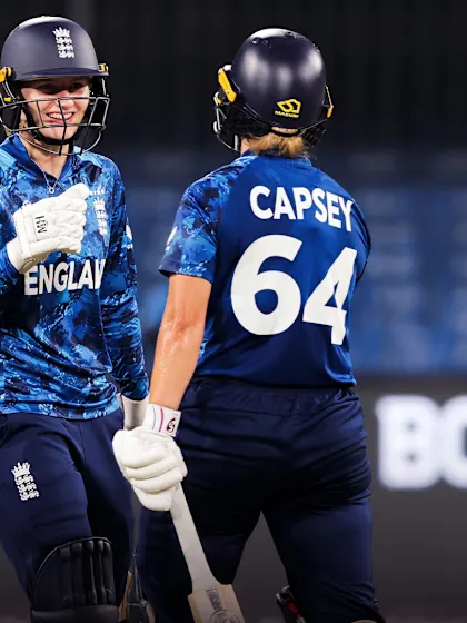 Late fireworks propel England to 244/9 | Innings Highlights | CWC25