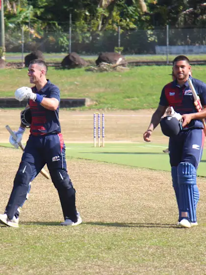 Logo of 39 runs scored from one over as Samoa batter breaks international record