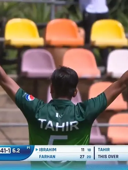 ICC U19 CWC: AFG v PAK – All the 14 wickets to fall