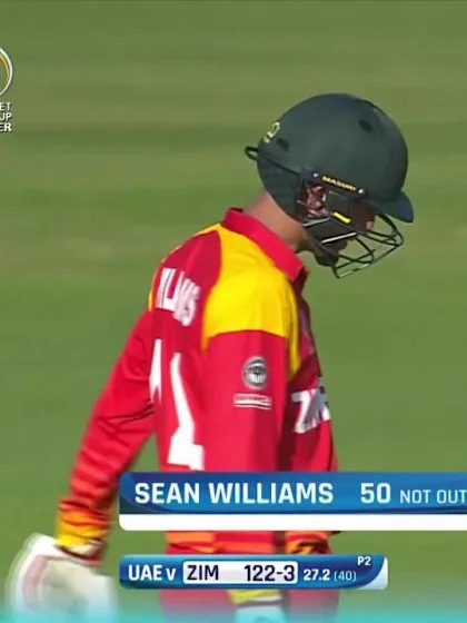 Sean Williams' 80 v UAE at CWCQ