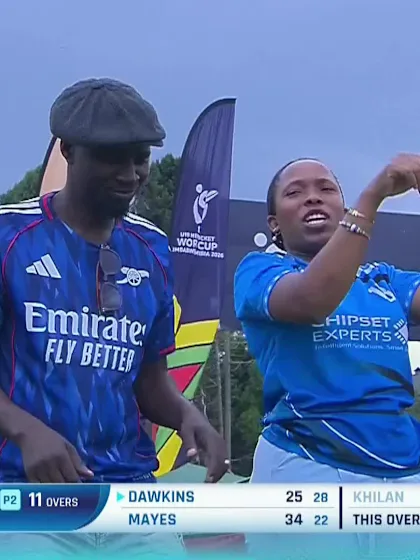 Ben Mayes with a Four vs. India