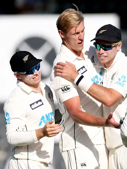 Brilliant Jamieson puts New Zealand on top, despite fighting Azhar knock