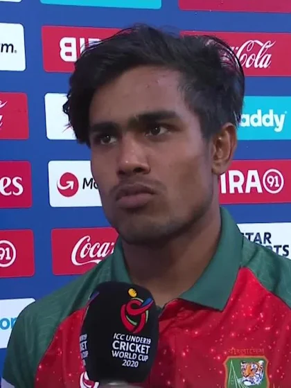 ICC U19 CWC: IND v BAN – Post-match presentation