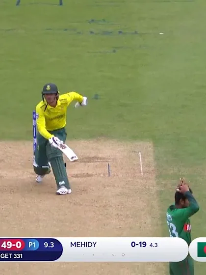 Logo of CWC19: SA v BAN - de Kock run out after miscommunication