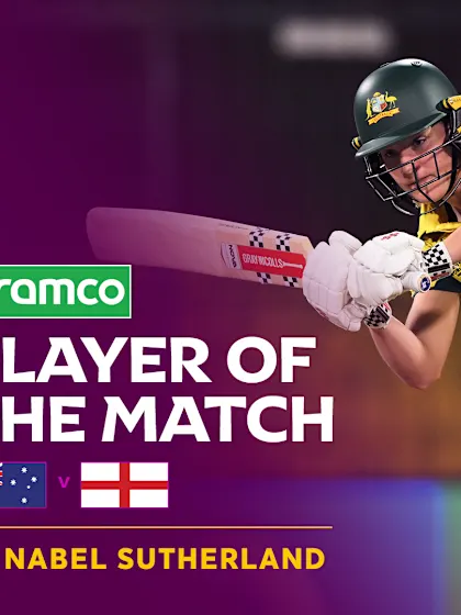 Sutherland's all-round excellence | Aramco POTM Highlights | CWC25