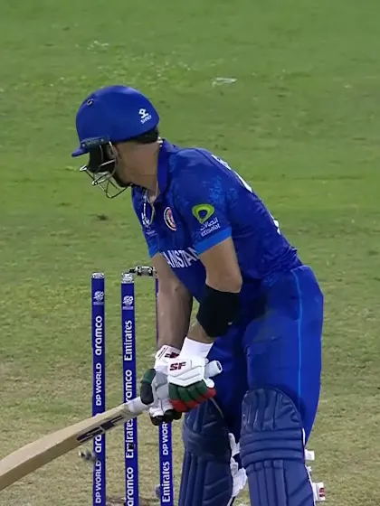 Logo of Rahmanullah Gurbaz - Wicket - New Zealand vs Afghanistan