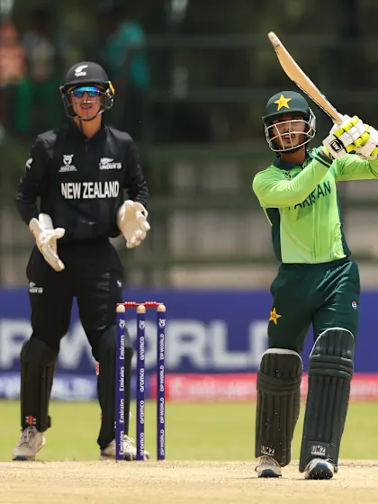 Minhas gets to his half-century with a boundary | U19 CWC 2026