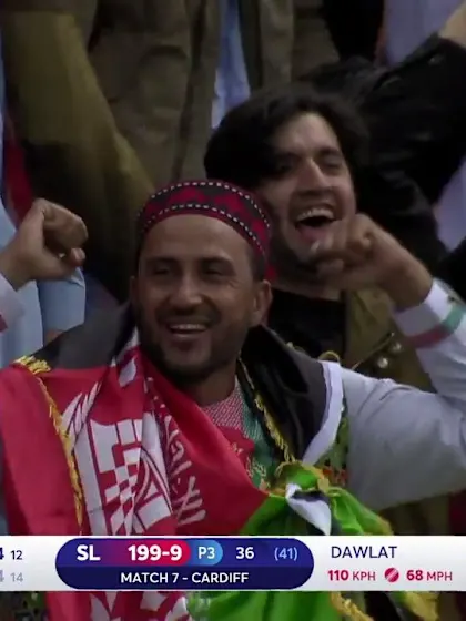 CWC19: AFG v SL - Dawlat bowls Malinga