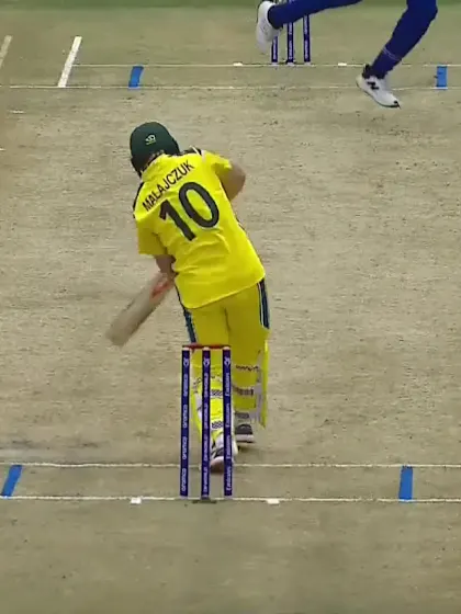 W Malajczuk with a Four vs. Japan