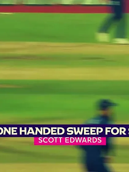 POTD: Scott Edwards one-handed sweep for six