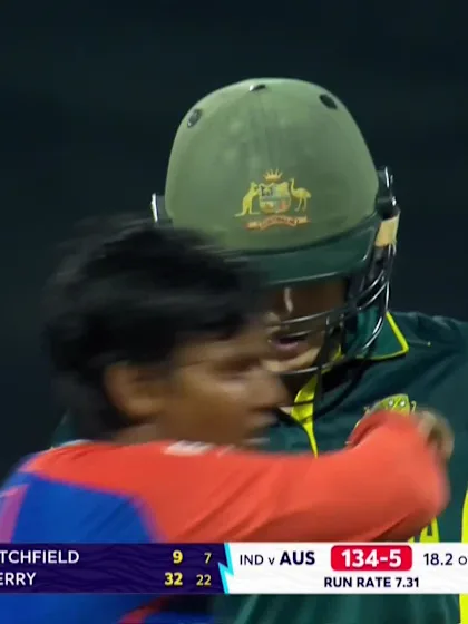 Logo of Ellyse Perry - Wicket - India vs Australia