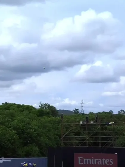 Farhan Yousaf with a Six vs. England