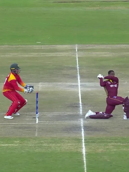 Hetmyer brilliantly stumped by Taylor