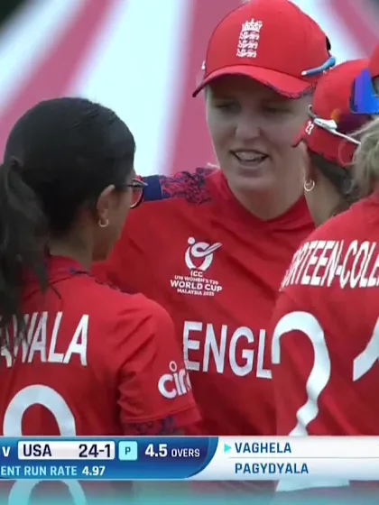 Logo of I Vaghela with a Batting vs England Women Under-19