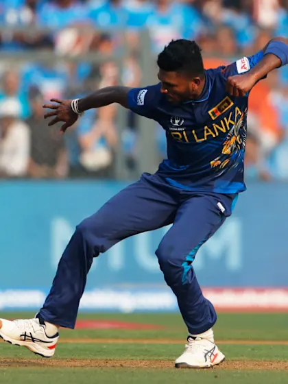Madushanka double strike jolts India | CWC23