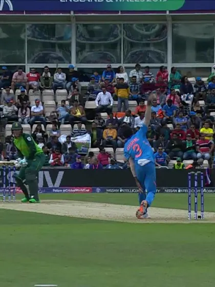 Logo of CWC19: SA v IND - Chahal bowls van der Dussen