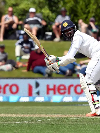 Chandimal, Karunaratne hold firm for Sri Lanka