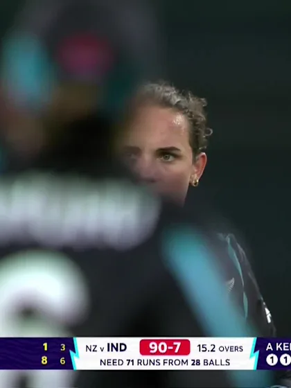 Logo of Pooja Vastrakar - Wicket - India vs New Zealand