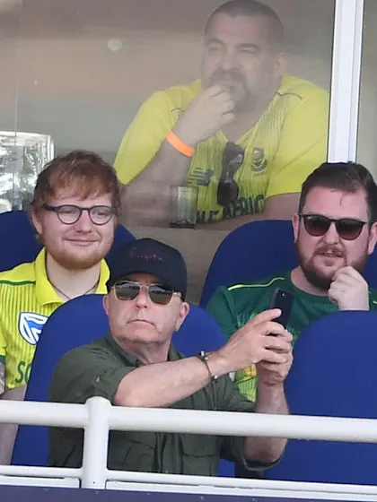 #OnTheUp: Sheeran at the cricket, and 'roar'