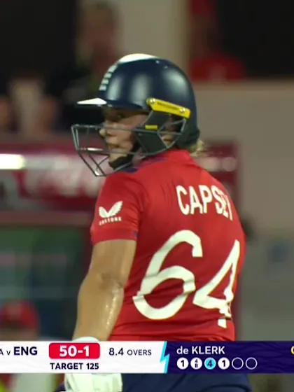 Logo of Alice Capsey - Wicket - England vs South Africa