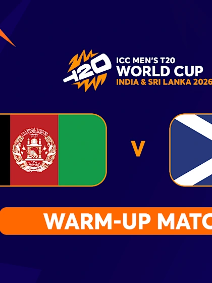 Warm Up: Afghanistan v Scotland