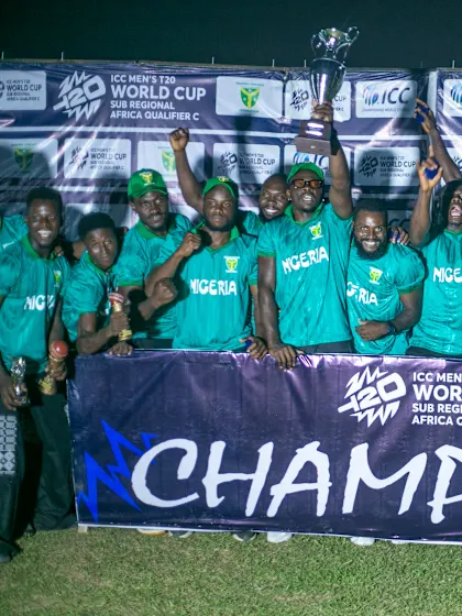 NIGERIA AND UGANDA SERVE UP THRILLING FINALE AS THEY ADVANCE TO T20 WORLD CUP REGIONAL FINAL 