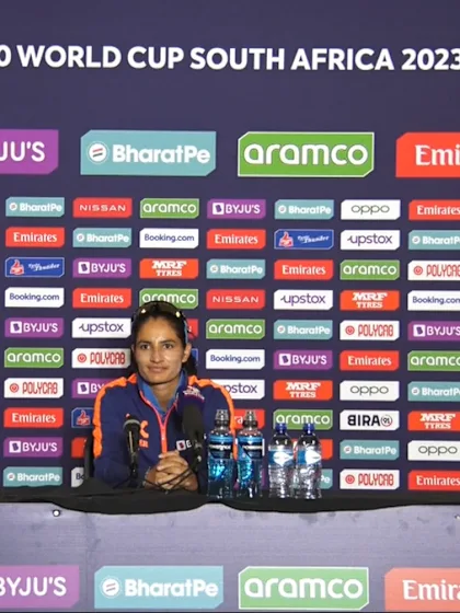18 February - Gqeberha - India player Renuka Thakur post-match press conference