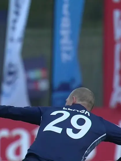 Richard Ngarava - Wicket - Zimbabwe vs Scotland