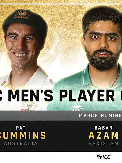 ICC Player of the Month Nominations for March announced