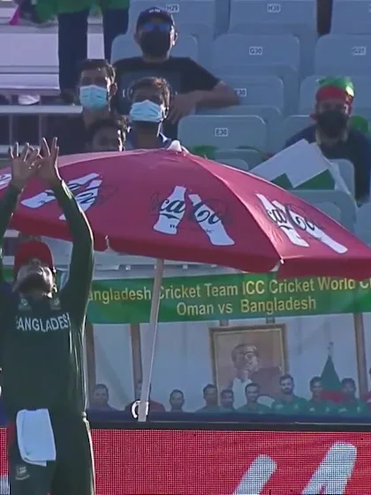 Mohammad Naim comfortable under the high ball