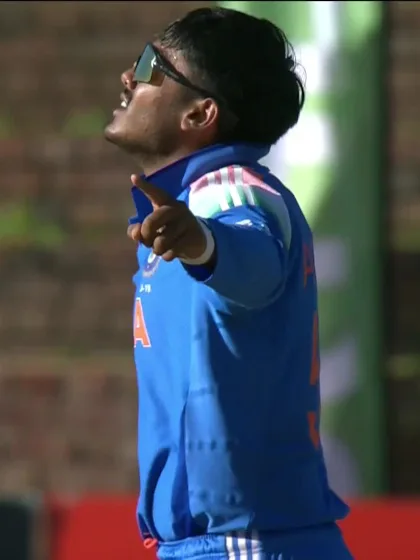 Momin Qamar - Wicket - India vs Pakistan