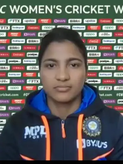 21 March - Hamilton - India player Sneh Rana pre-match press conference