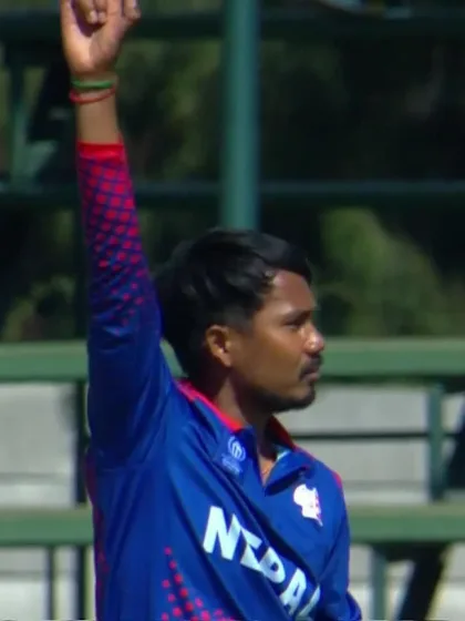 Logo of Keemo Paul - Wicket - West Indies vs Nepal