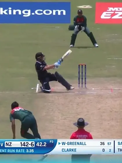 Nissan POTD: Beckham Wheeler-Greenall scoops a stunning six over fine-leg