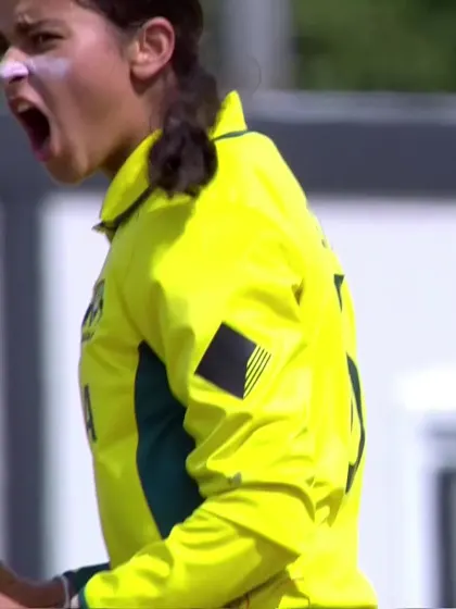 Jannatul Maoua with a Batting vs Australia Women Under-19