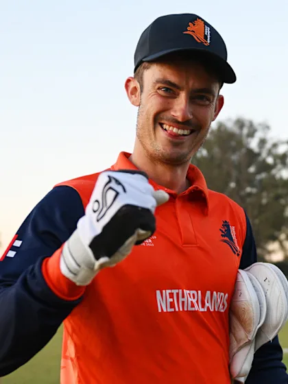 Logo of Skipper Scott Edwards 'stoked' with Netherlands' hopes in Super Six stage | CWC23 Qualifier