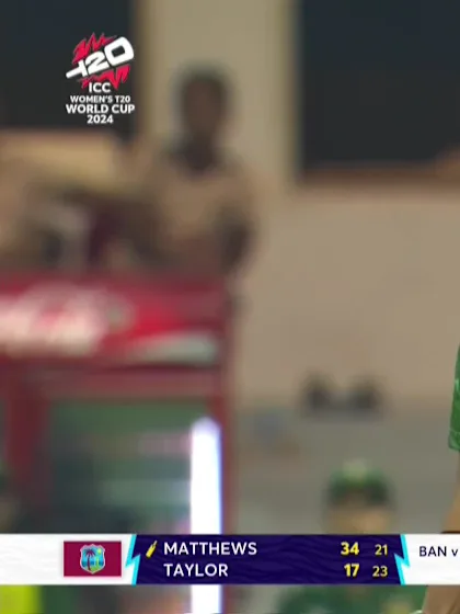 Logo of Hayley Matthews - Wicket - Bangladesh vs West Indies