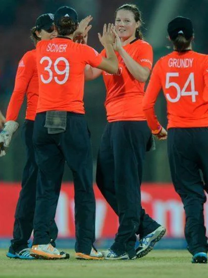 England Women sweat on the way to third straight win