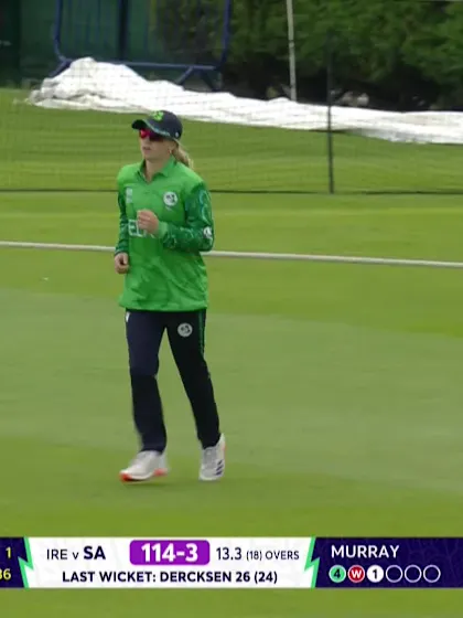 Laura Wolvaardt - Wicket - South Africa vs Ireland