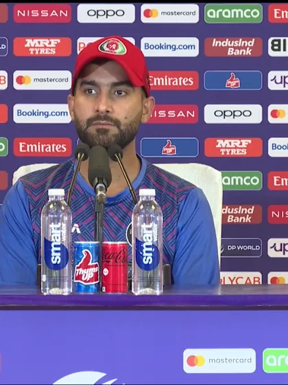 17 October - Chennai - Afghanistan Captain Hashmatullah Shahidi pre-match press conference