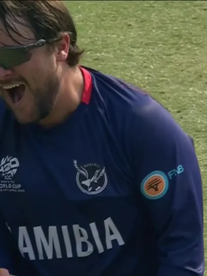 Colin Ackermann - Wicket - Netherlands vs Namibia