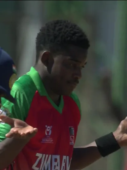 Aaron Varghese - Wicket - Zimbabwe vs India
