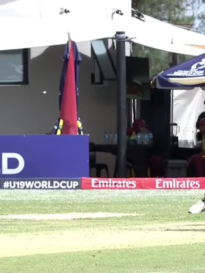 Acrey Pascal with a Four vs. West Indies