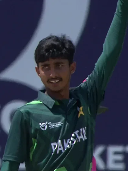 Logo of Ali Raza with a Caught Out vs. Ireland