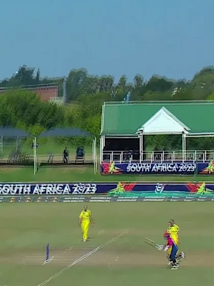 Wicket-Archara-Supriya-UAE-U19s-Women v Australia-U19s-Women ICC U19W T20WC 2023