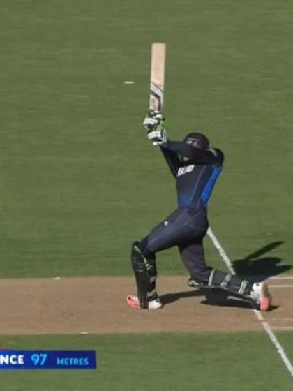 Guptill Launches Straight 97 Metre Six!