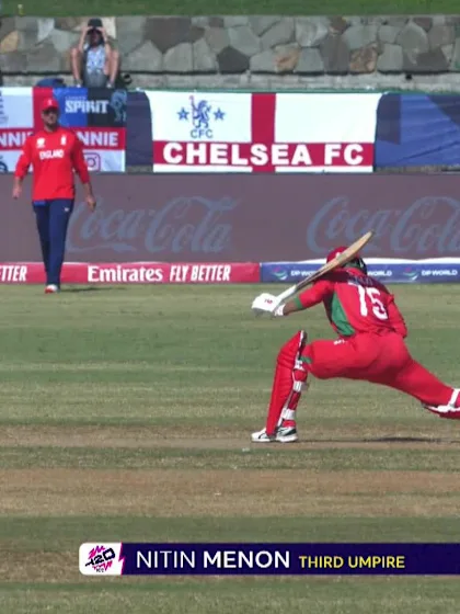 Logo of Khalid Kail - Wicket - England vs Oman