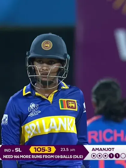 Vishmi Gunarathne - Wicket - India Women vs Sri Lanka Women
